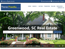 Tablet Screenshot of greenwoodscrealestate.com